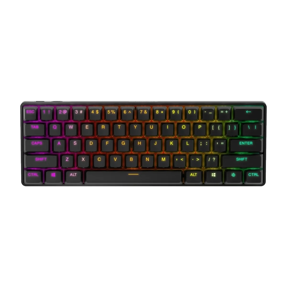 SteelSeries Apex Pro Mini Wireless 60% -langaton mekaaninen pelinäppäimistö, OmniPoint 2.0, musta