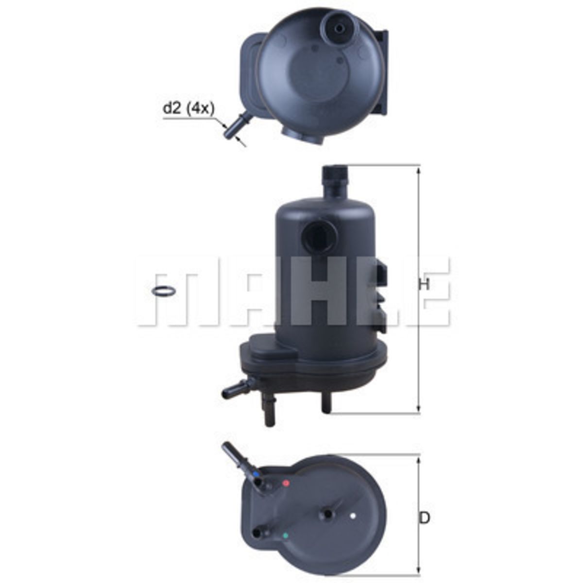 Polttoainesuodatin MAHLE KL 633D