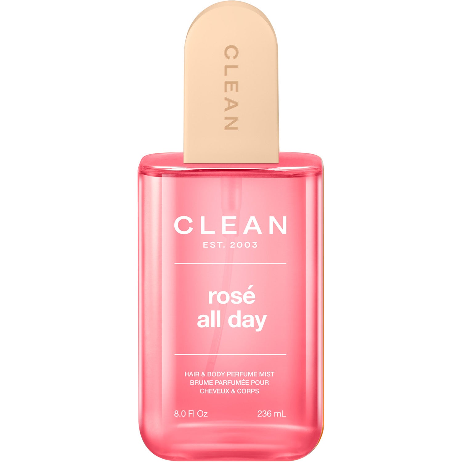 Clean Rosé All Day Hair & Body Perfume Mist 236 ml