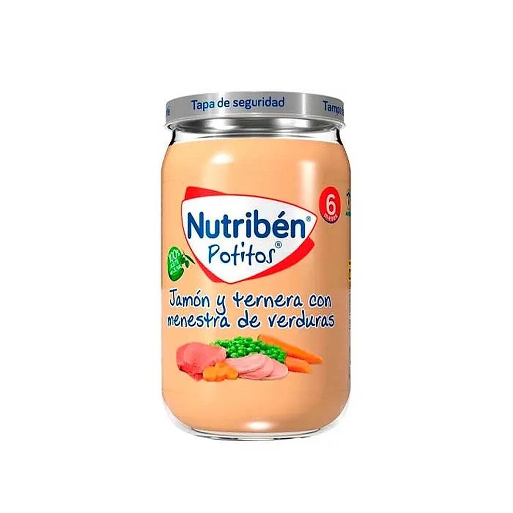 Nutribén Potito Kinkku, Naudanliha ja vihannekset 235g