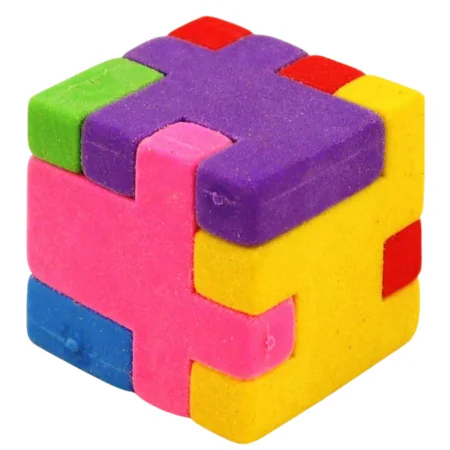 Fun Stationery Puzzle Eraser Cube 2.7cm