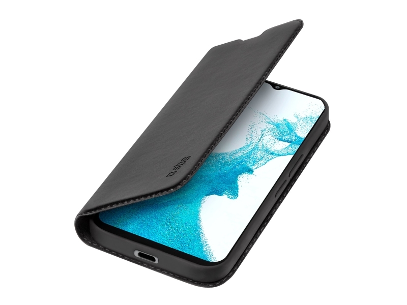 SBS Wallet Lite Case Samsung Galaxy A23 5G suojakuori, musta