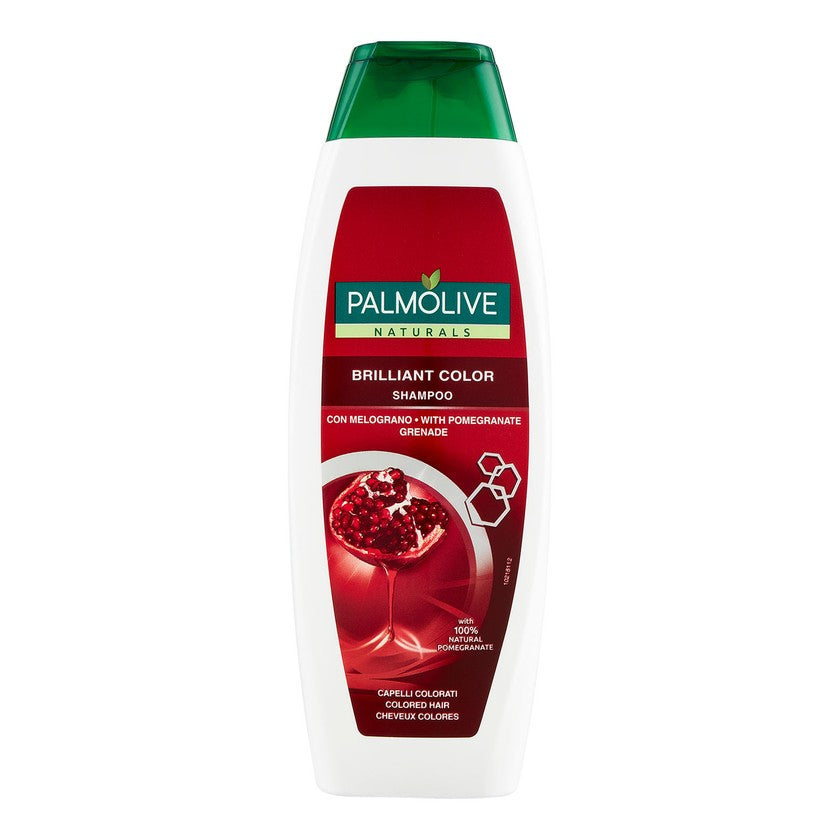 Palmolive Brilliant Color -shampoo granaattiomenalla värjätyille hiuksille 350 ml