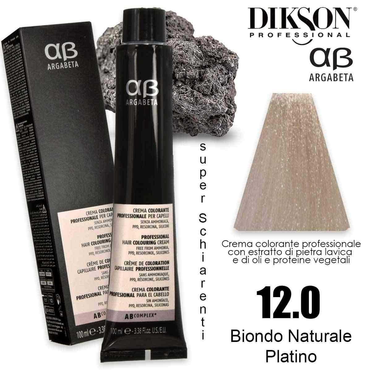 Dikson argabeta color 100 ml 12.0 luonnollinen platinablondi