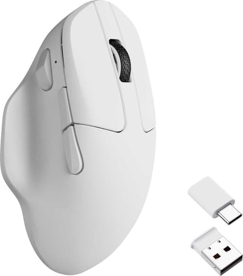 Keychron M7 8K Hz - Pelihiiri - Optinen - 6 painiketta - Valkoinen