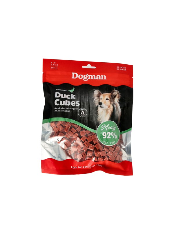 Dogman Meaty Ankkakuutiot Koiranherkut 300g