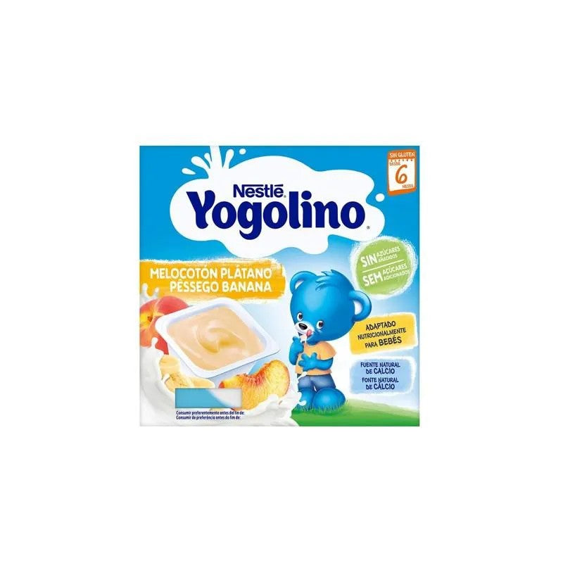 Nestlé Nestlé Yogolino persikka ja banaani 6m 4x 100g