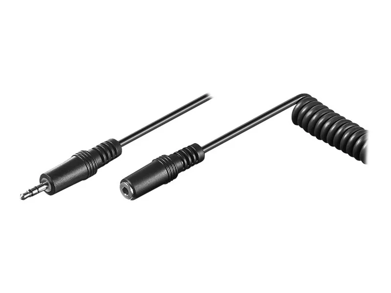 Pro Kuulokkeiden jatkojohto 3,5 mm kierrekaapeli