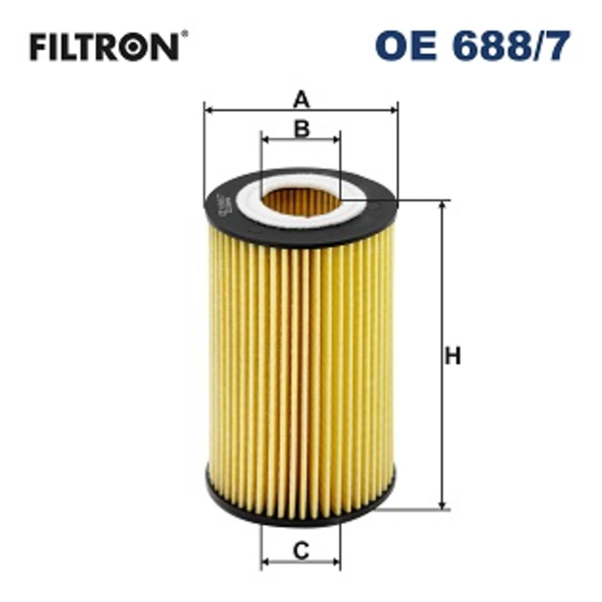 Öljynsuodatin FILTRON OE 688/7