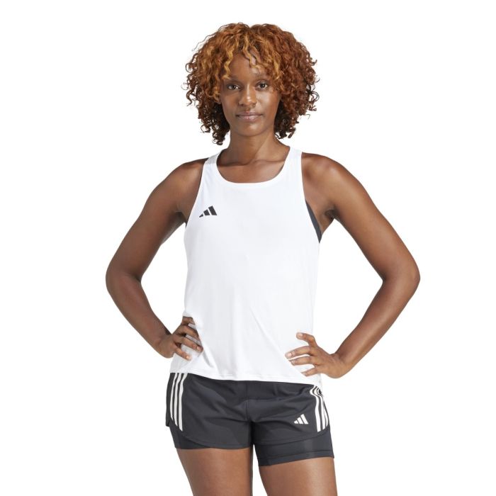 adidas Adizero Tank K. XL Valkoinen Naiset