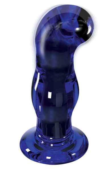 ToyJoy Gleaming Vibrating Glass Plug 11,5 cm Lasinen Anaalitappi