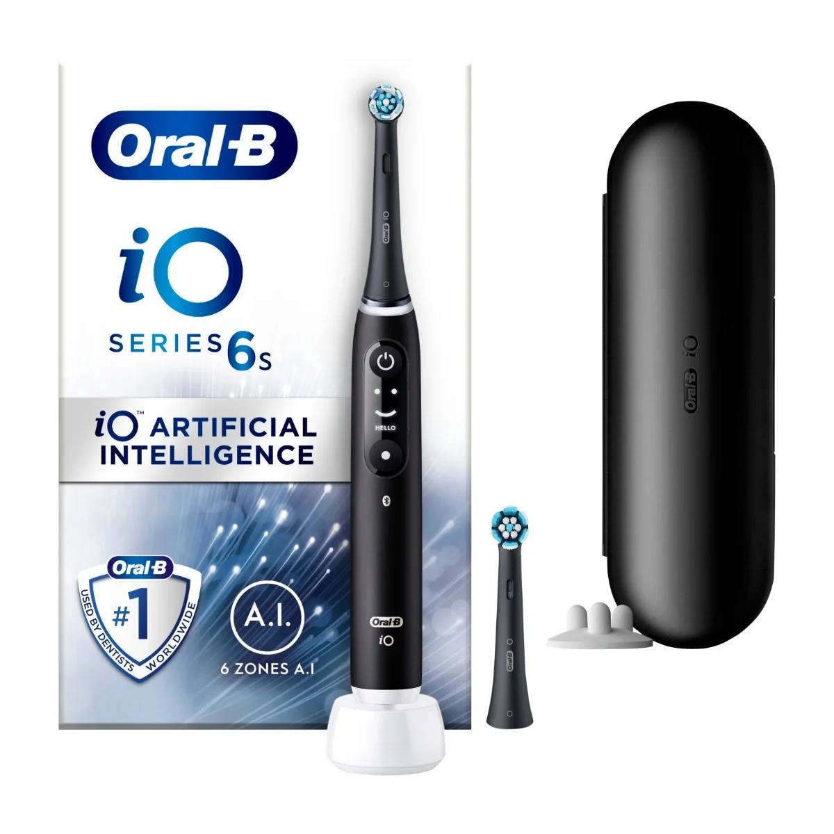 Oral-B iO6S -sähköhammasharja, Black Lava