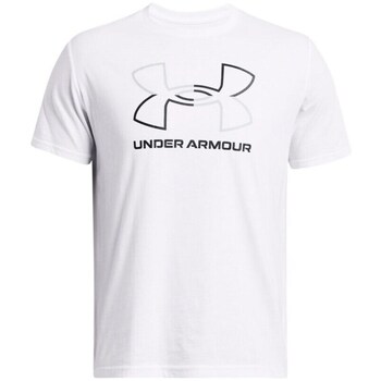 UNDER ARMOUR Toiminnallinen paita 'Foundation' opaali / musta / valkoinen