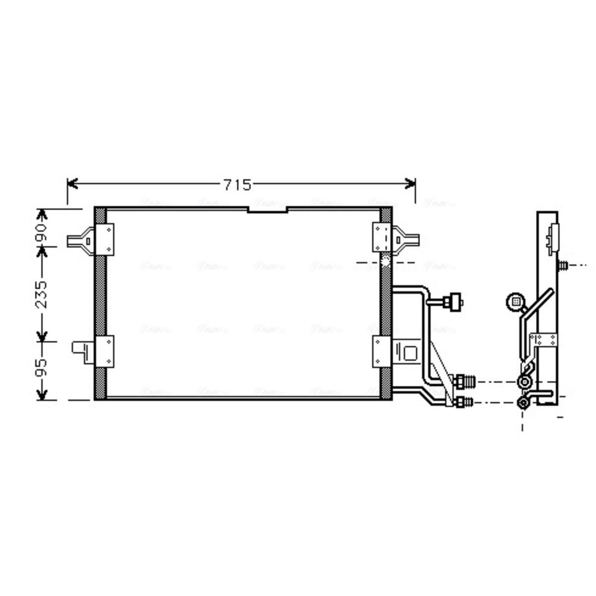 Lauhdutin, ilmastointilaite AVA COOLING SYSTEMS AI5116