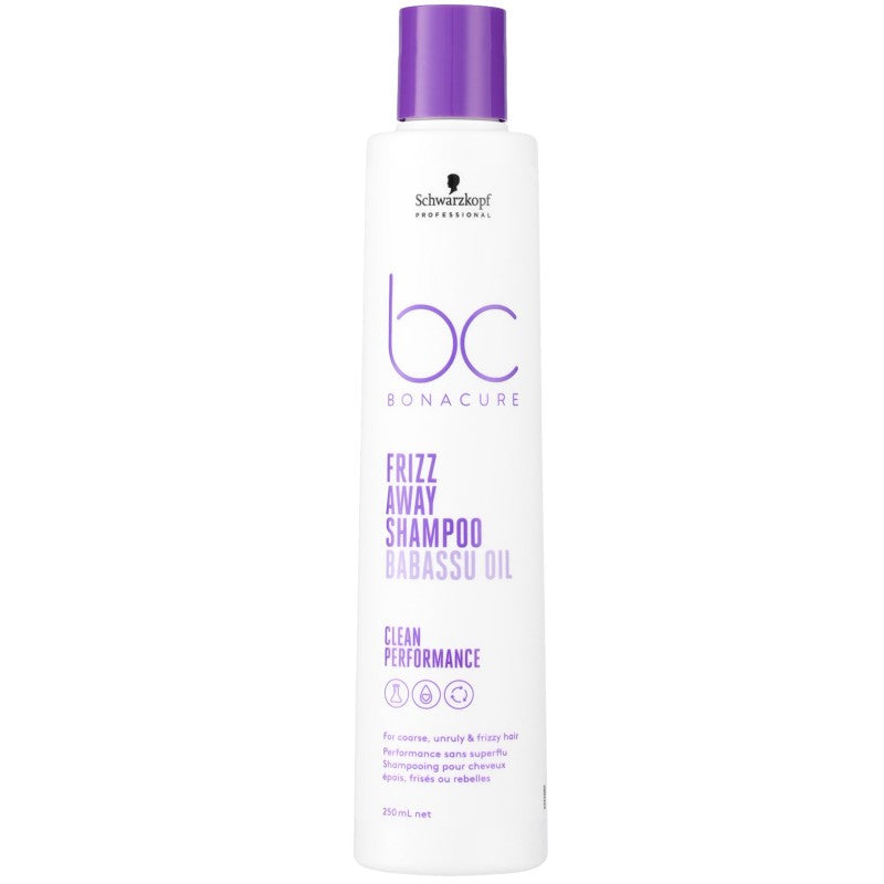Schwarzkopf ammattimainen BC Bonacure Away Anti-frizz -shampoo 250 ml