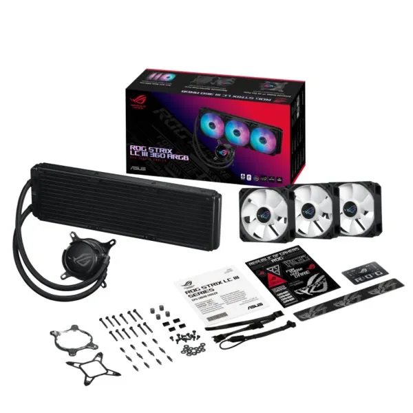 ASUS ROG Strix LC III 360 ARGB LCD | AiO-vesijäähdytysjärjestelmä