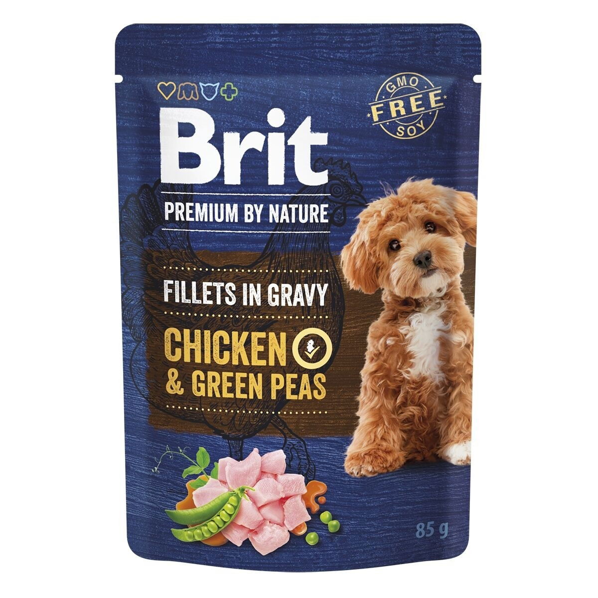 Brit Premium by Nature Dog Kana & Vihreät herneet  85 g