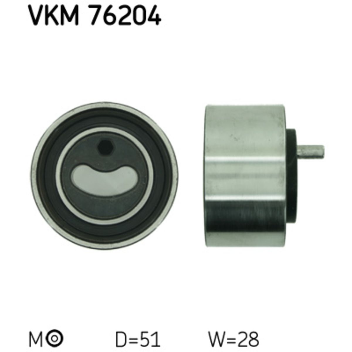 Kiristysrulla, hammashihnat SKF VKM 76204
