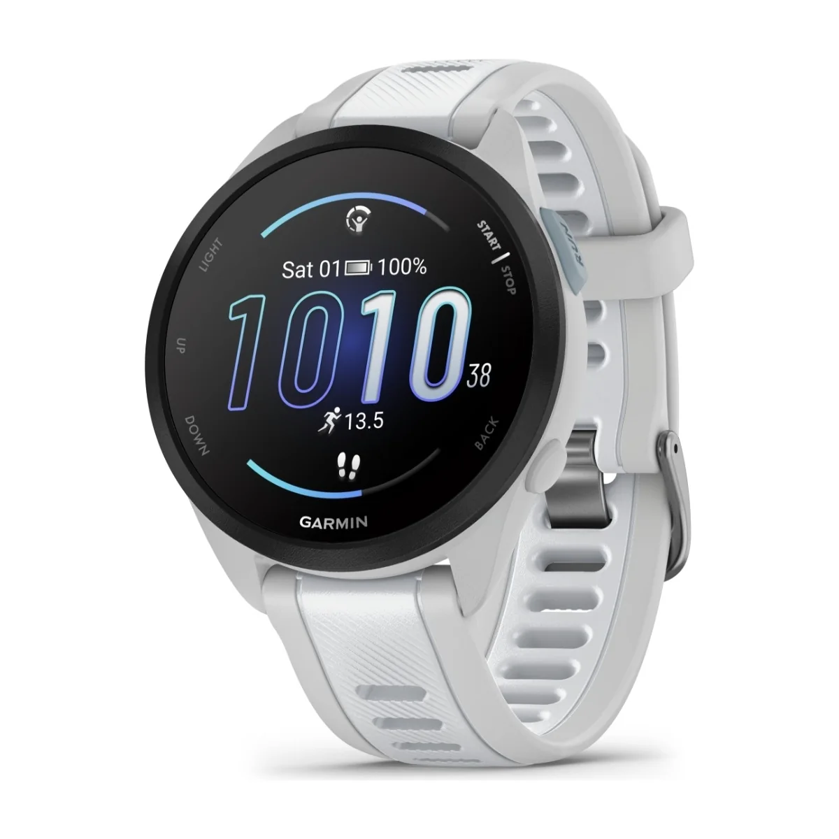 Garmin Forerunner 165 juoksu älykello AMOLED, harmaa/valkoinen