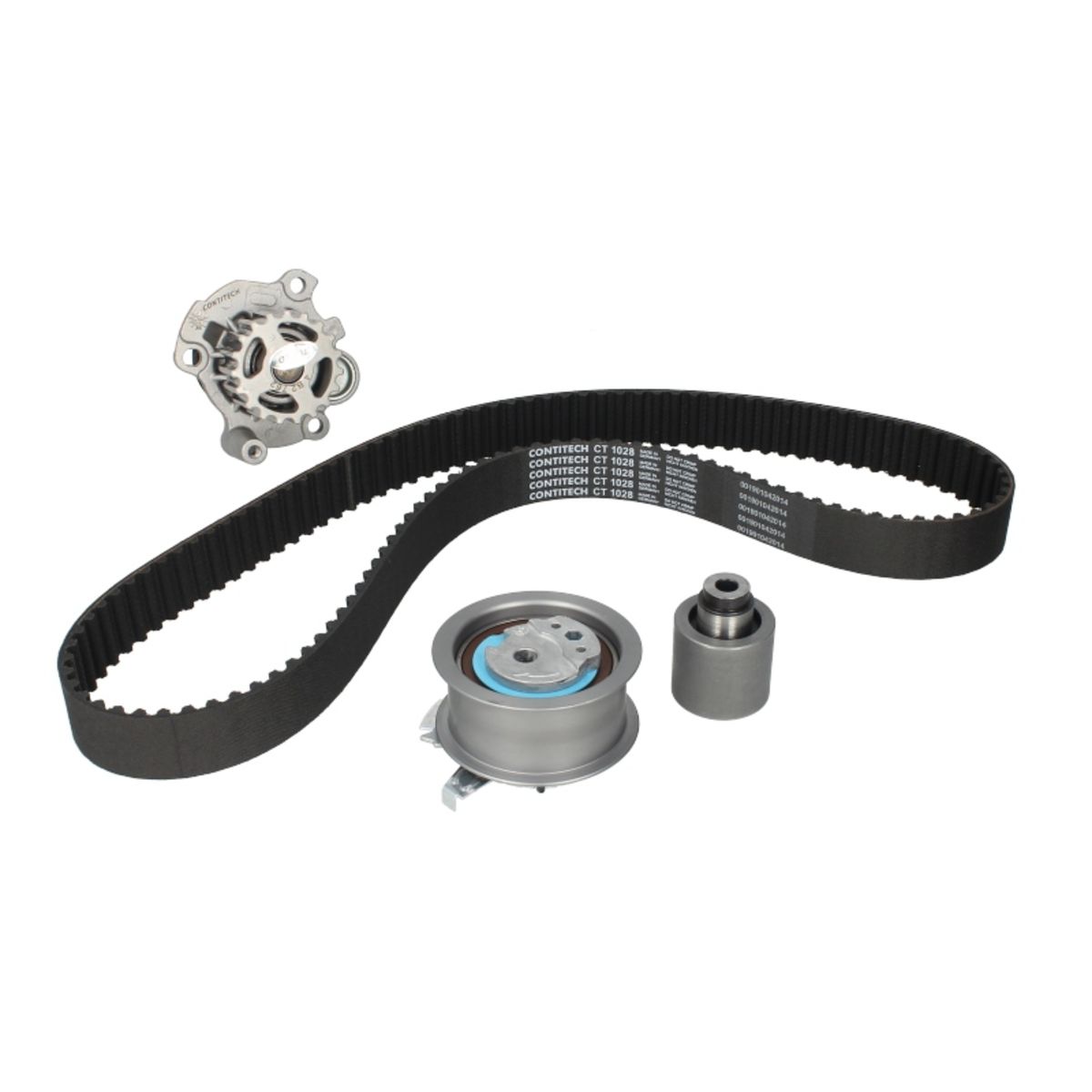 Vesipumppu + jakohihnasarja CONTITECH CT1028WP2