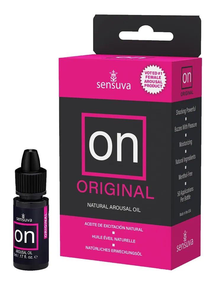 Sensuva - On, Luonnollinen kiihotusöljy naiselle, 5 ml