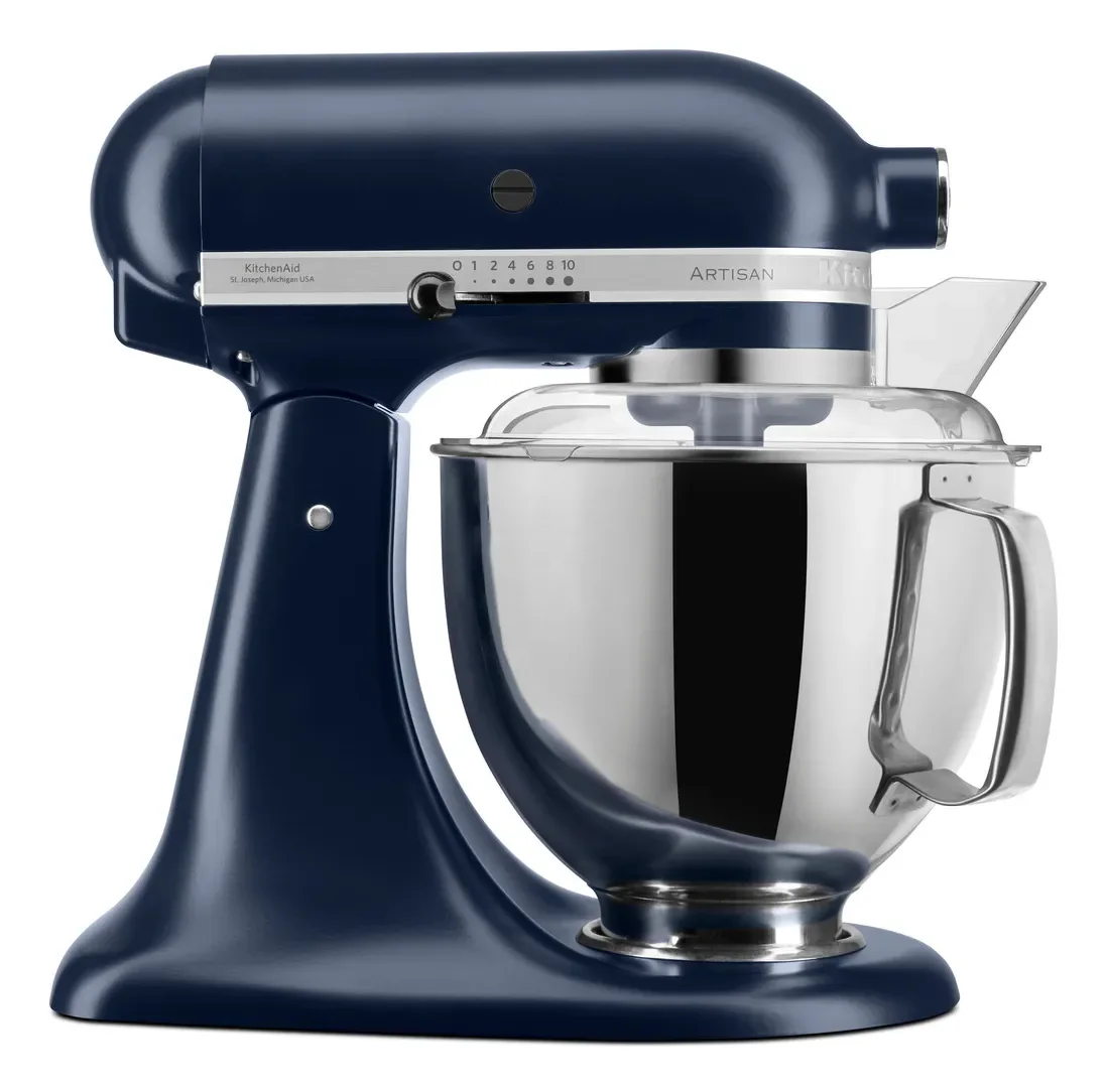 KitchenAid Artisan 5KSM175PSEIB -yleiskone, 4,8 litraa, 300 wattia, Musteensininen
