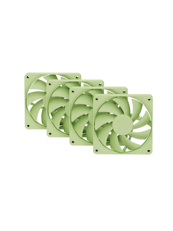HYTE FA12, 120 mm, PWM, nestelaakeri -tuuletinsarja, 4 kpl, Matcha
