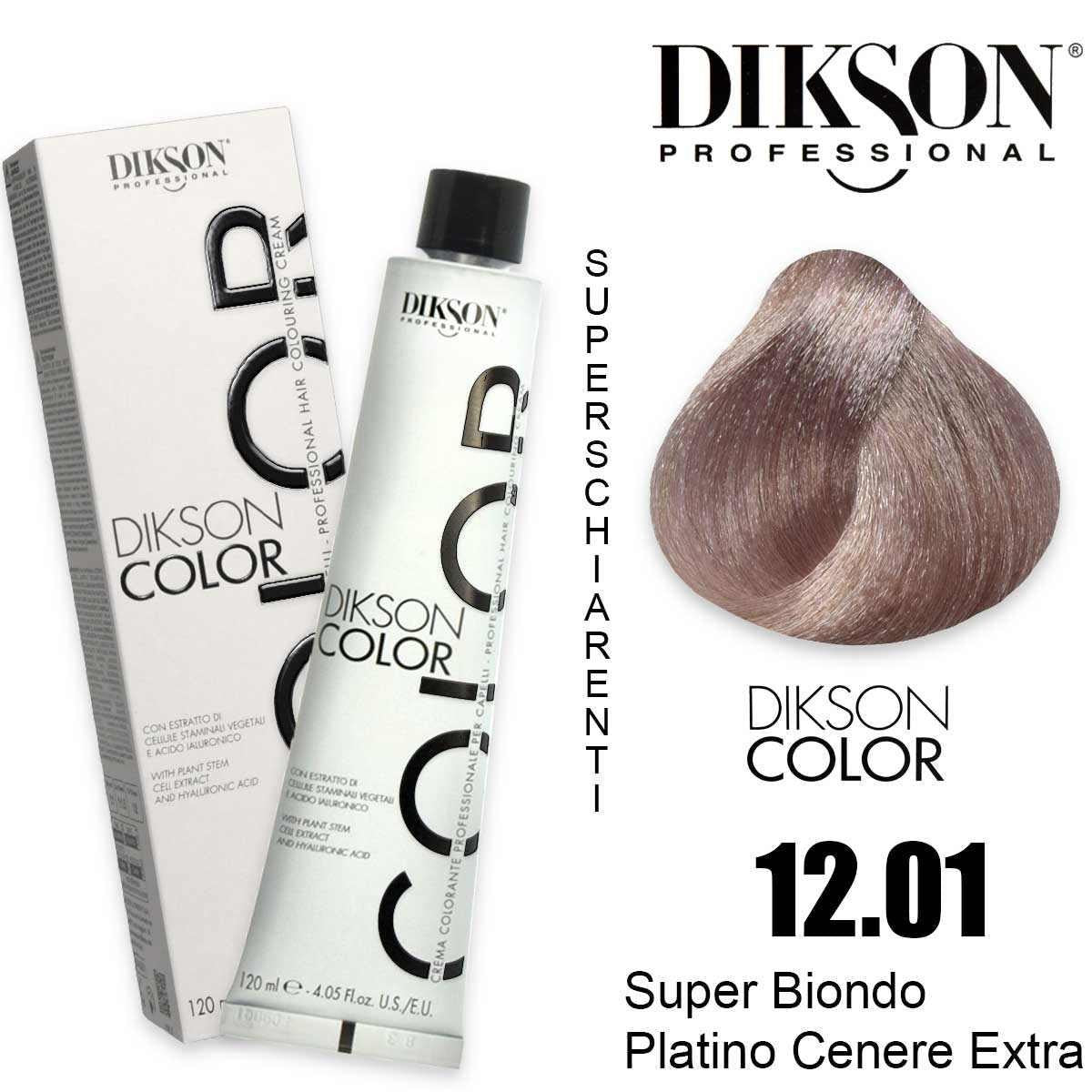 Dikson Väri 120 ml 12.01 Supervaalea Platinum Tuhka Extra