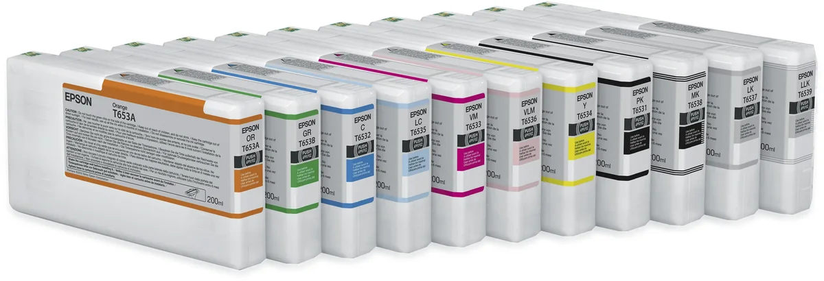 Epson Muste Vivid Kevyt Magenta T653 - Stylus Pro 4900 200ml