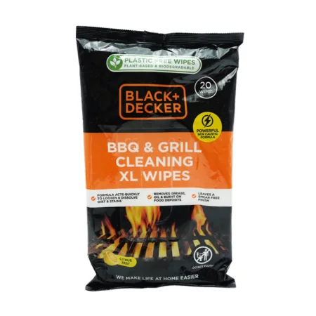 Black & Decker BBQ & Grill Cleaner Wipes - 20 kpl