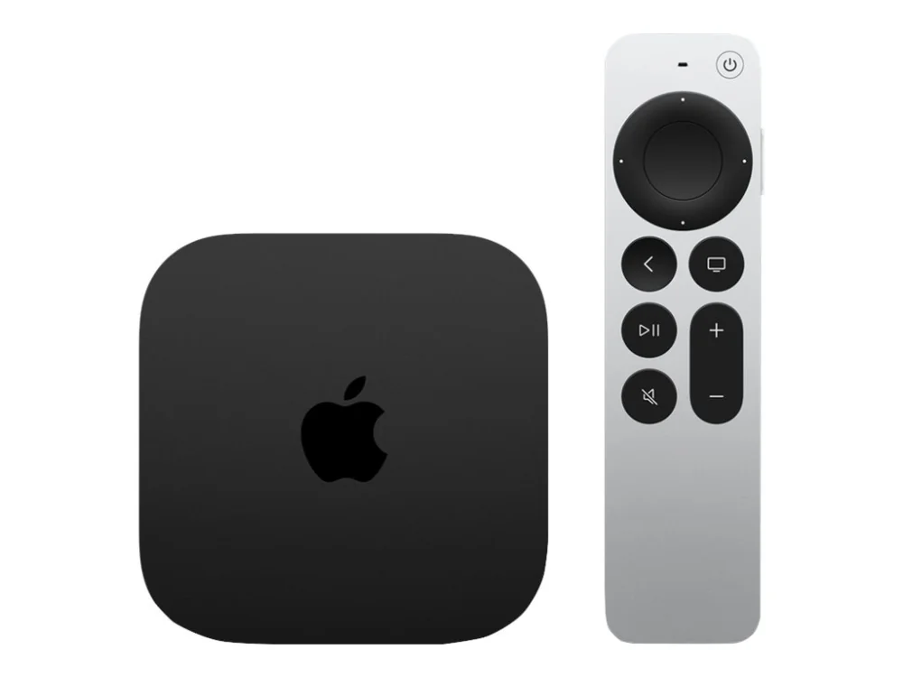 Apple TV 4K, Apple, A15, 128 GB, AVC, H.264, HEVC, M4V, MP4, MPEG4, AAC, AC3, AIFF, EAC3, FLAC, HE-AAC, MP3, MP3 VBR, WAV, GIF, HEIF, JPEG, TIFF