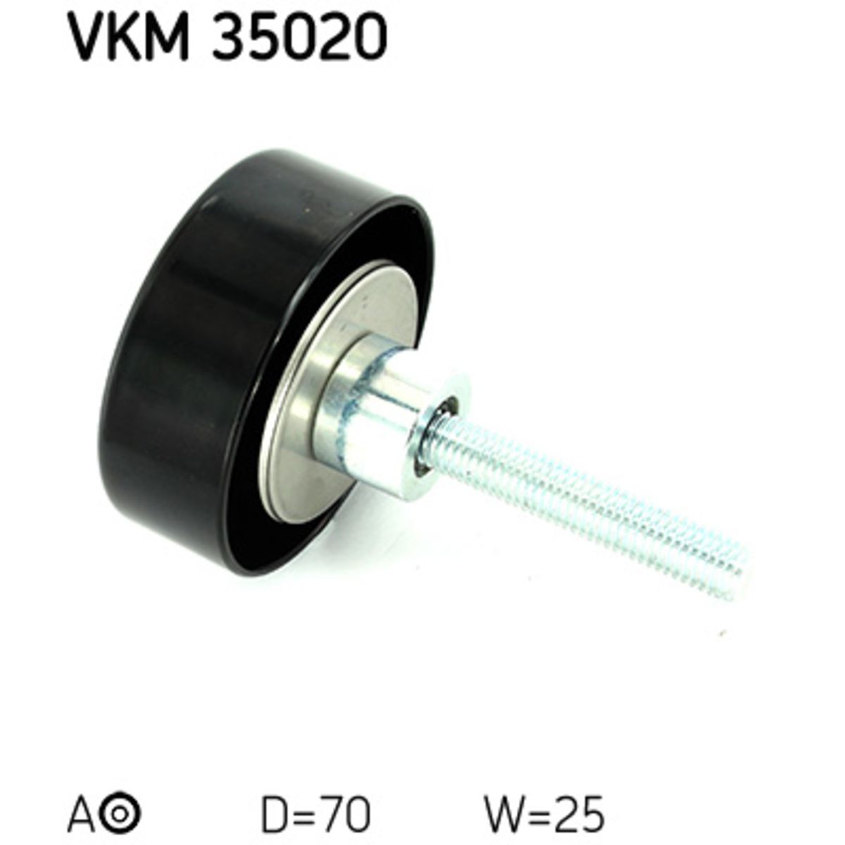 Ohjainrulla, moniurahihna SKF VKM 35020