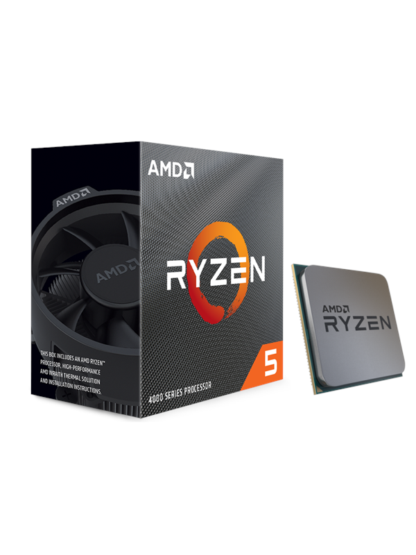 AMD Ryzen 5 4500 Wraith Stealth -prosessori CPU - 6 ydintä - 3.6 GHz - AMD AM4 - AMD Boxed (jäähdyttimen kanssa)