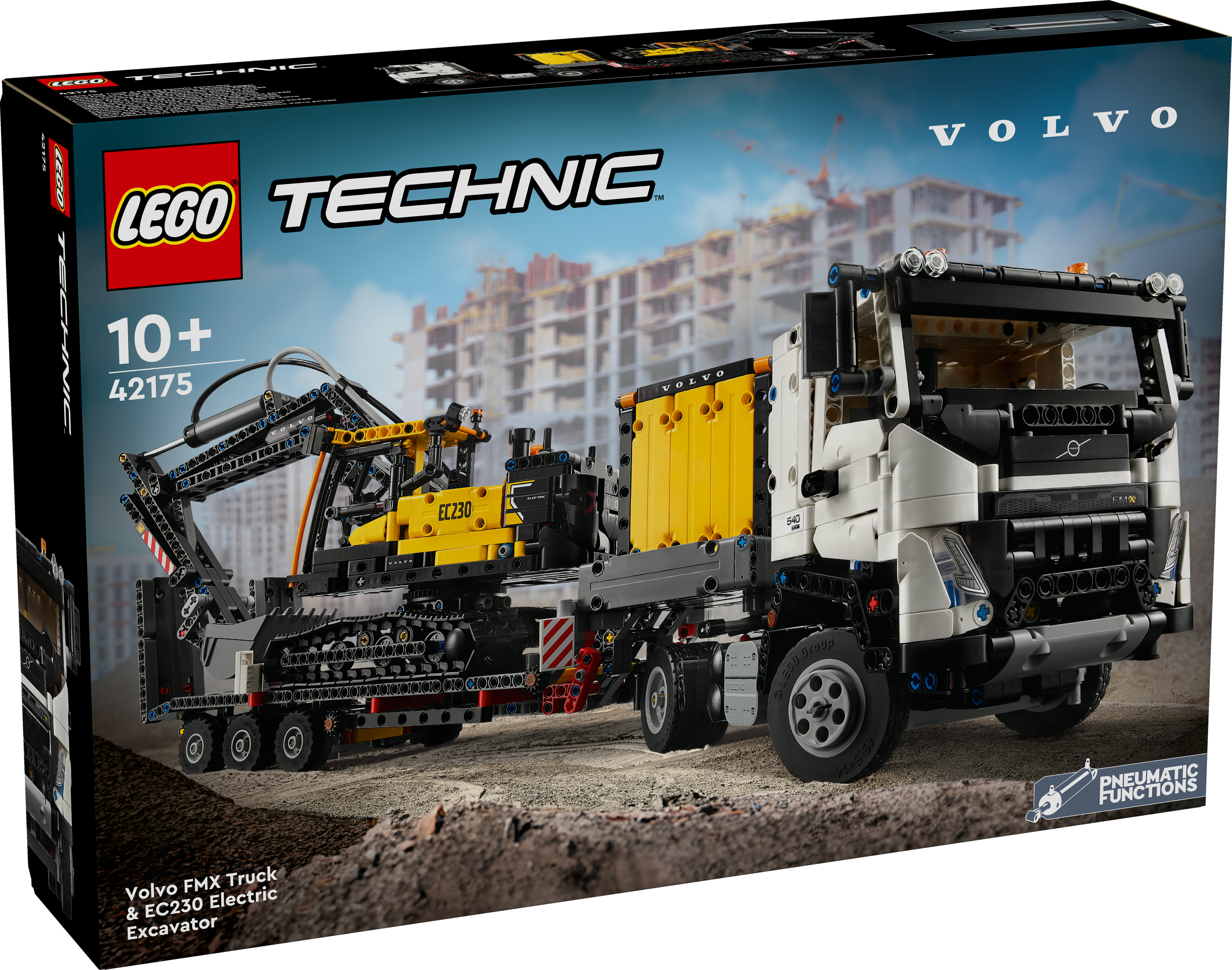 LEGO Technic 42175 Volvo FMX ‐kuorma-auto ja EC230 Electric ‐kaivukone