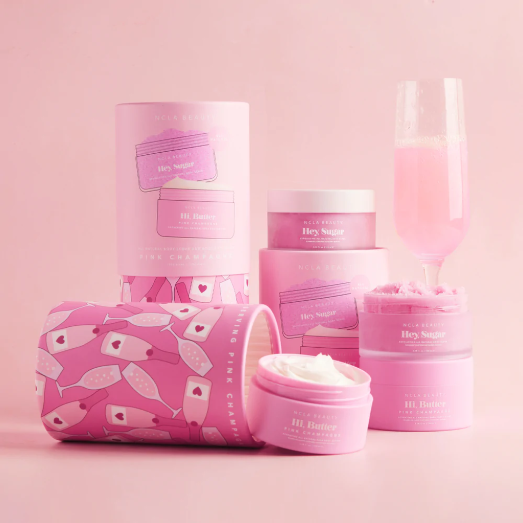 Pink Champagne Body Care Set
