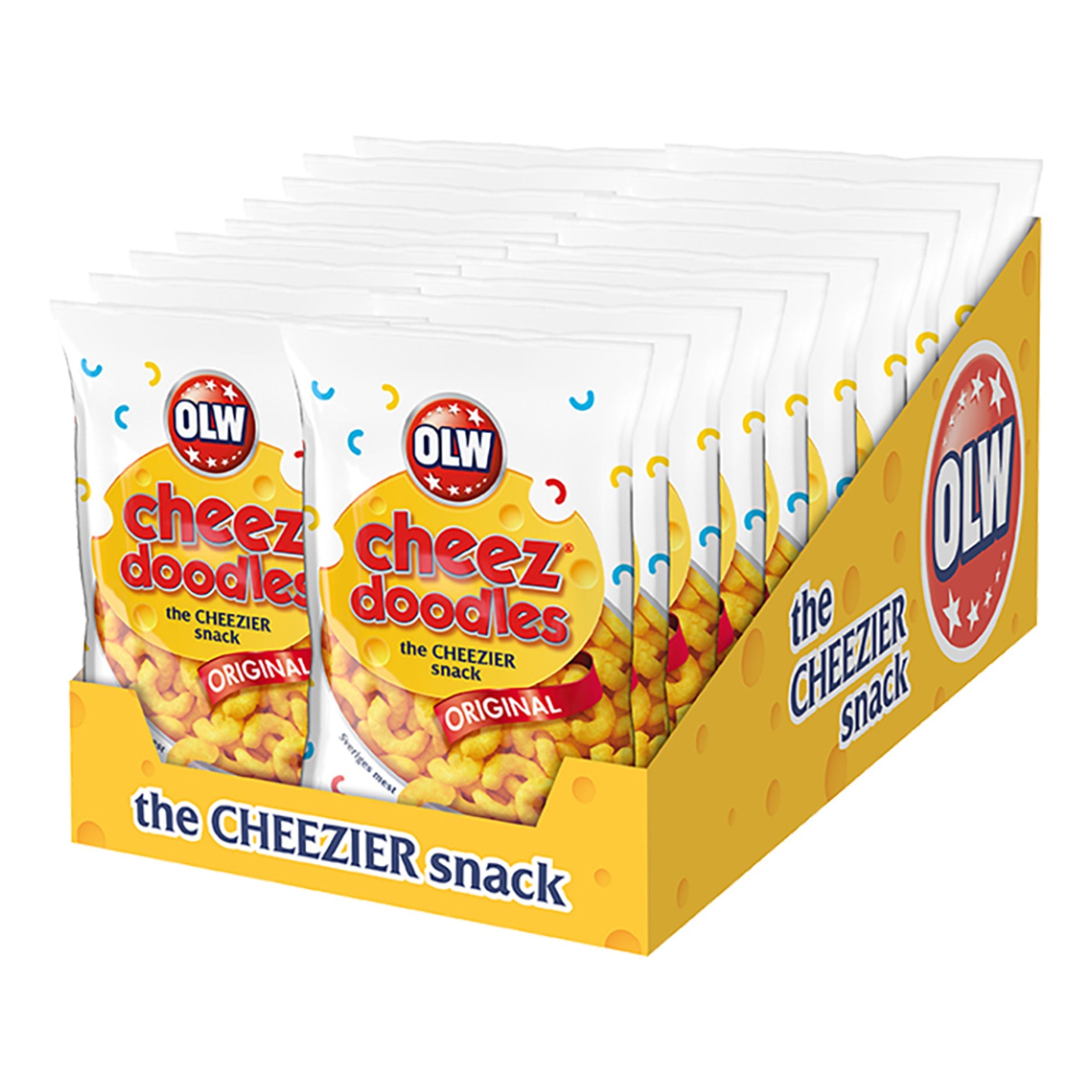 OLW Cheez Doodles Suurpakkaus - 20 x 35 g
