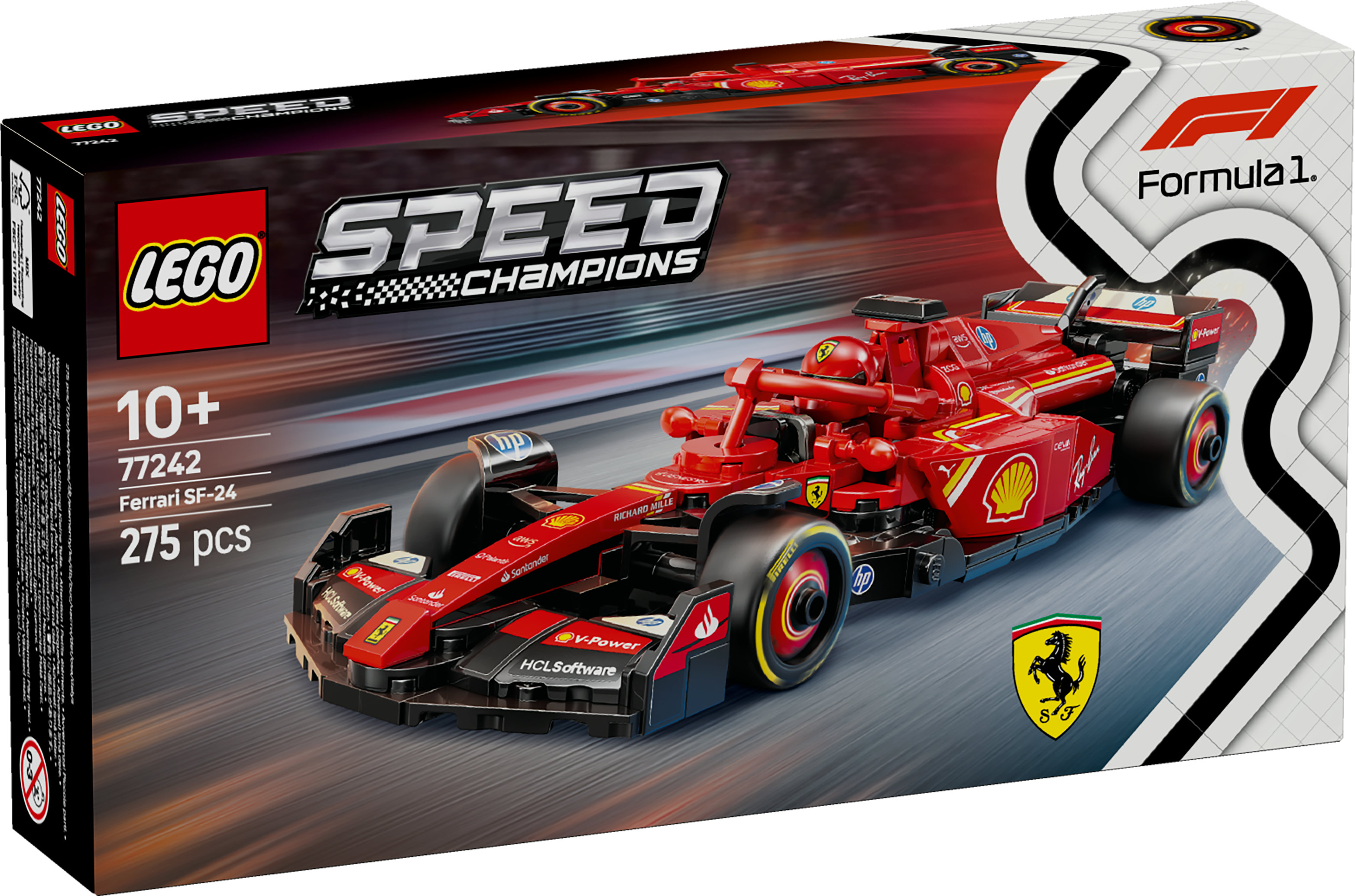 LEGO Speed Champions 77242 Ferrari SF-24 F1® ‐kilpa-auto