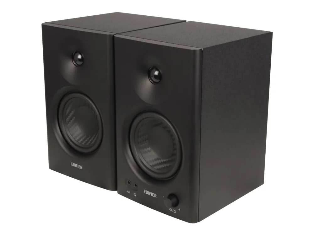 Edifier MR4 - Monitorikaiuttimet - 42 Watt (Yhteensä) - 2-tie - musta