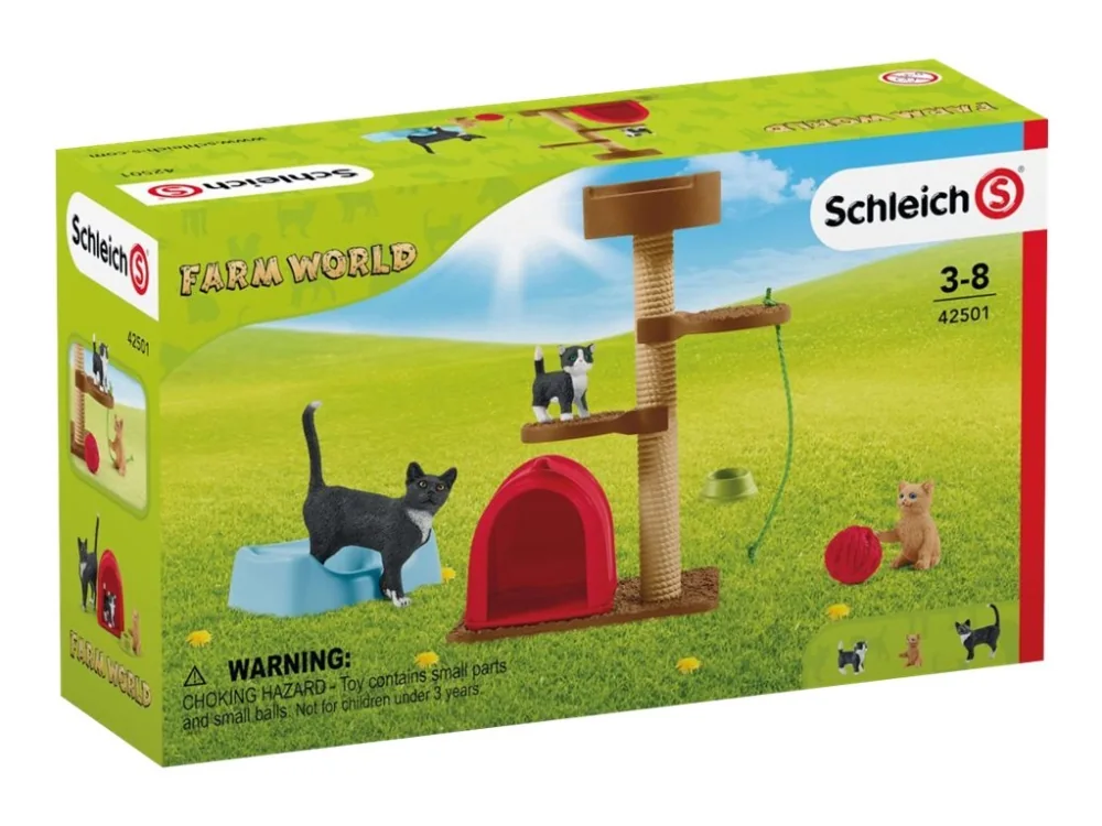 schleich FARM WORLD 42501, Cats, Farm animals / farm toys, 3 vuosi/vuosia, Monivärinen