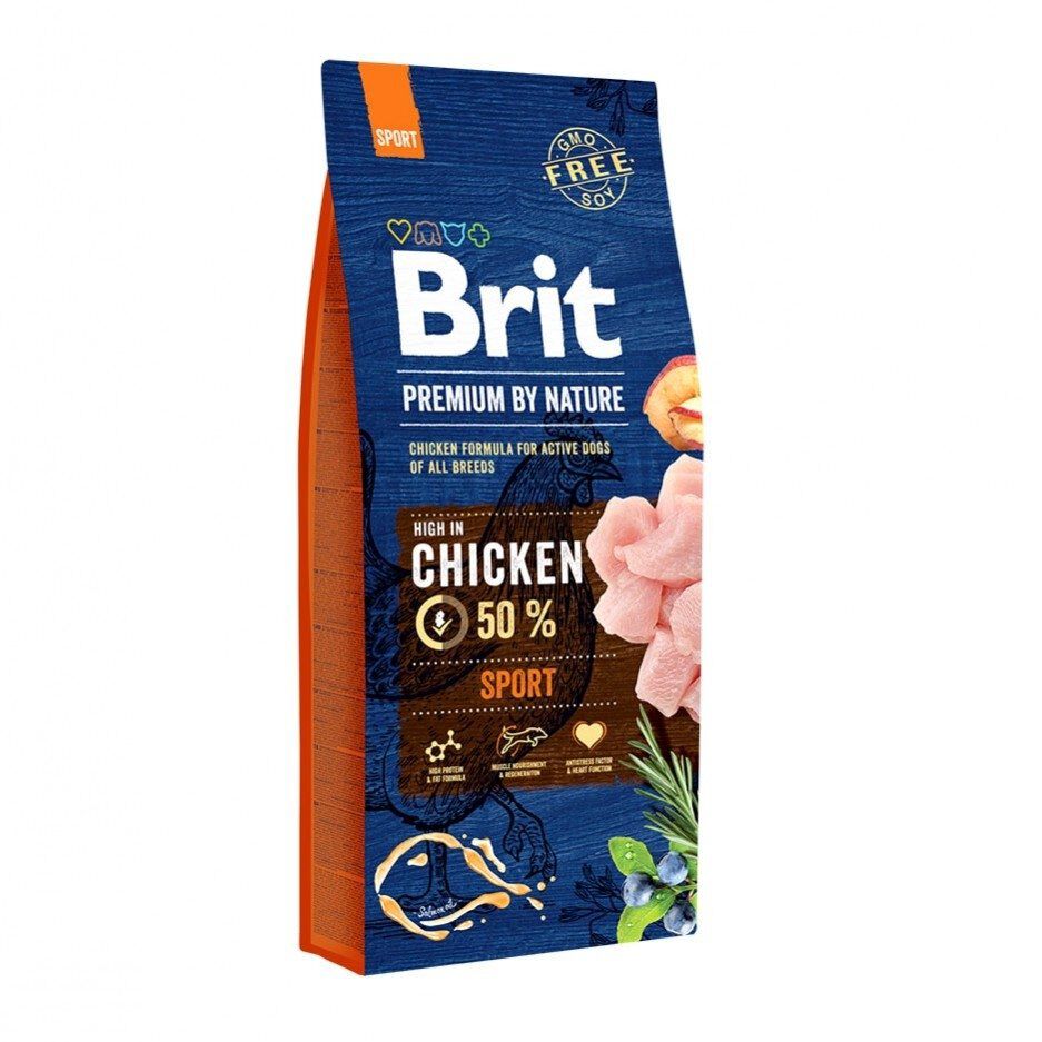 Brit Premium By Nature Dog Adult Sport Chicken 2x15 kg