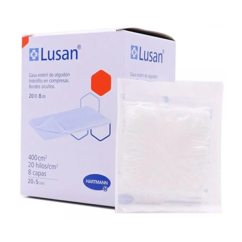 Hartmann Lusan Cotton Gauze 20 5 kappaleen pakkaus