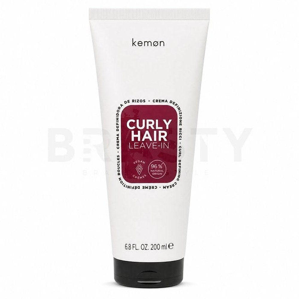 Kemon Curly Hair Hoitoaine ilman huuhtelua kiharoille hiuksille 200 ml — Hoitoaine leave-in