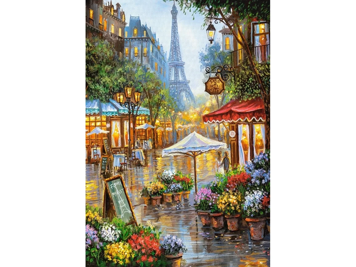 Selecta Play Castorland Jigsaw Puzzle Spring Flowers Paris 1000pcs. Lattia