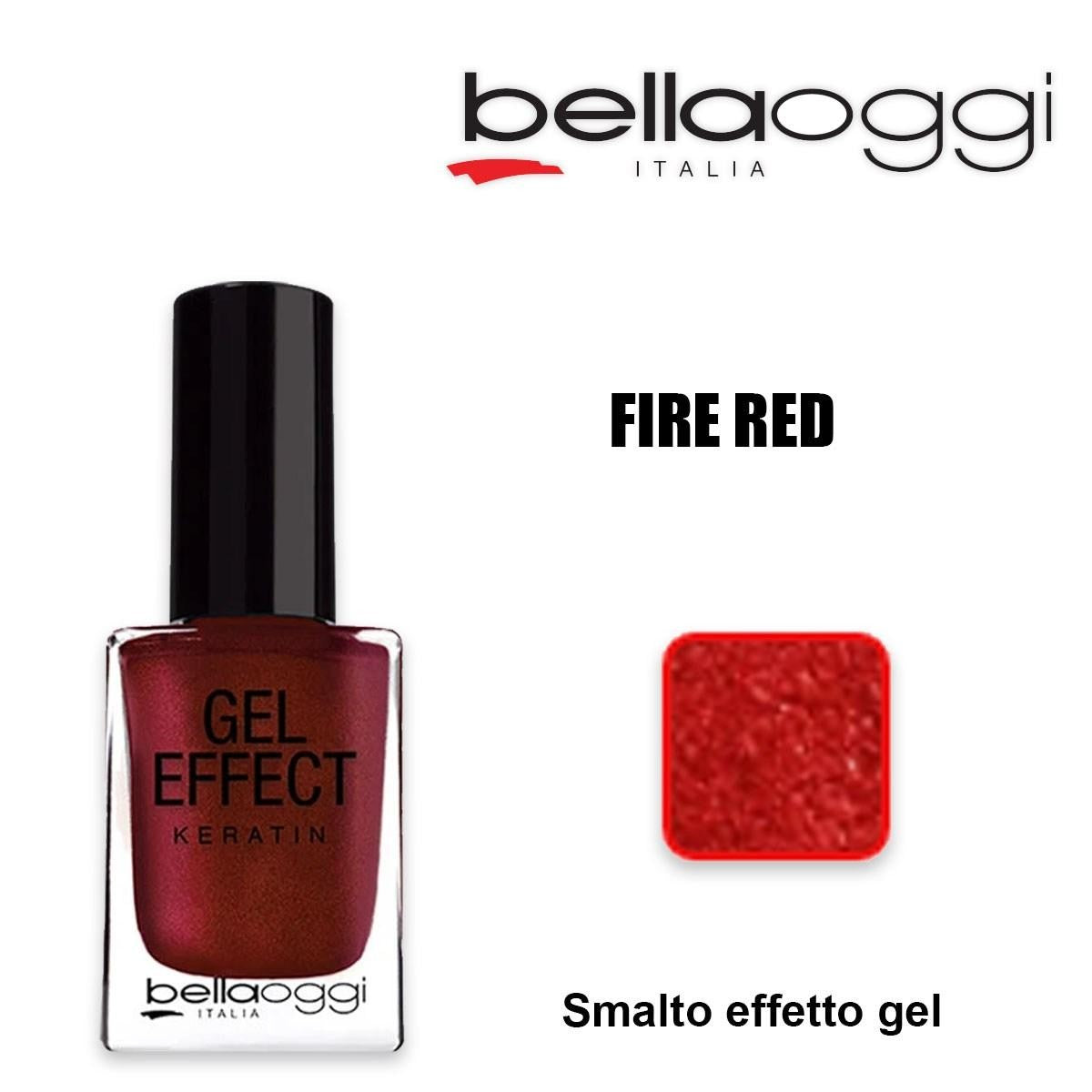 Bellaoggi Gel Effect Keratin Kynsilakka - 011 Tulenpunainen