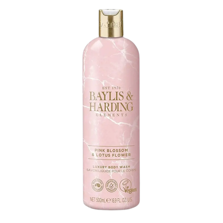 Baylis & Harding Elements Pink Blossom & Lotus Flower Ylellinen Suihkugeeli - 500 ml