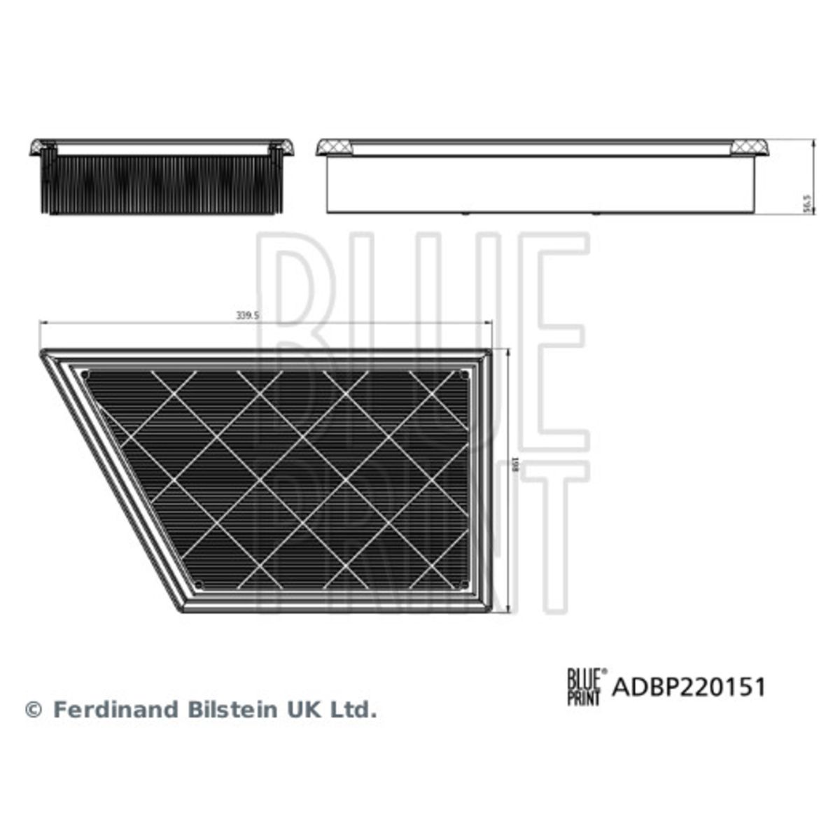 Ilmansuodatin BLUE PRINT ADBP220151