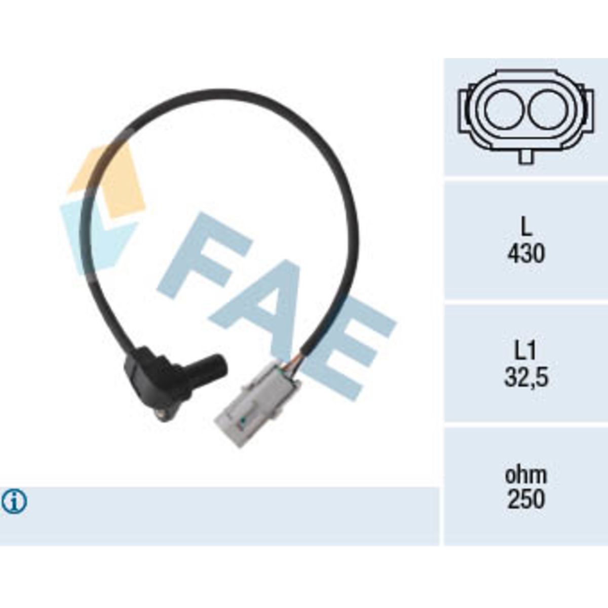 Impulssianturi, kampiakseli FAE 79184