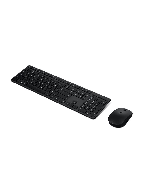 Lenovo Professional Wireless Rechargeable Combo Keyboard & Mouse (Nordic) - Näppäimistö ja Hiirisetti - Pohjoismainen - Harmaa