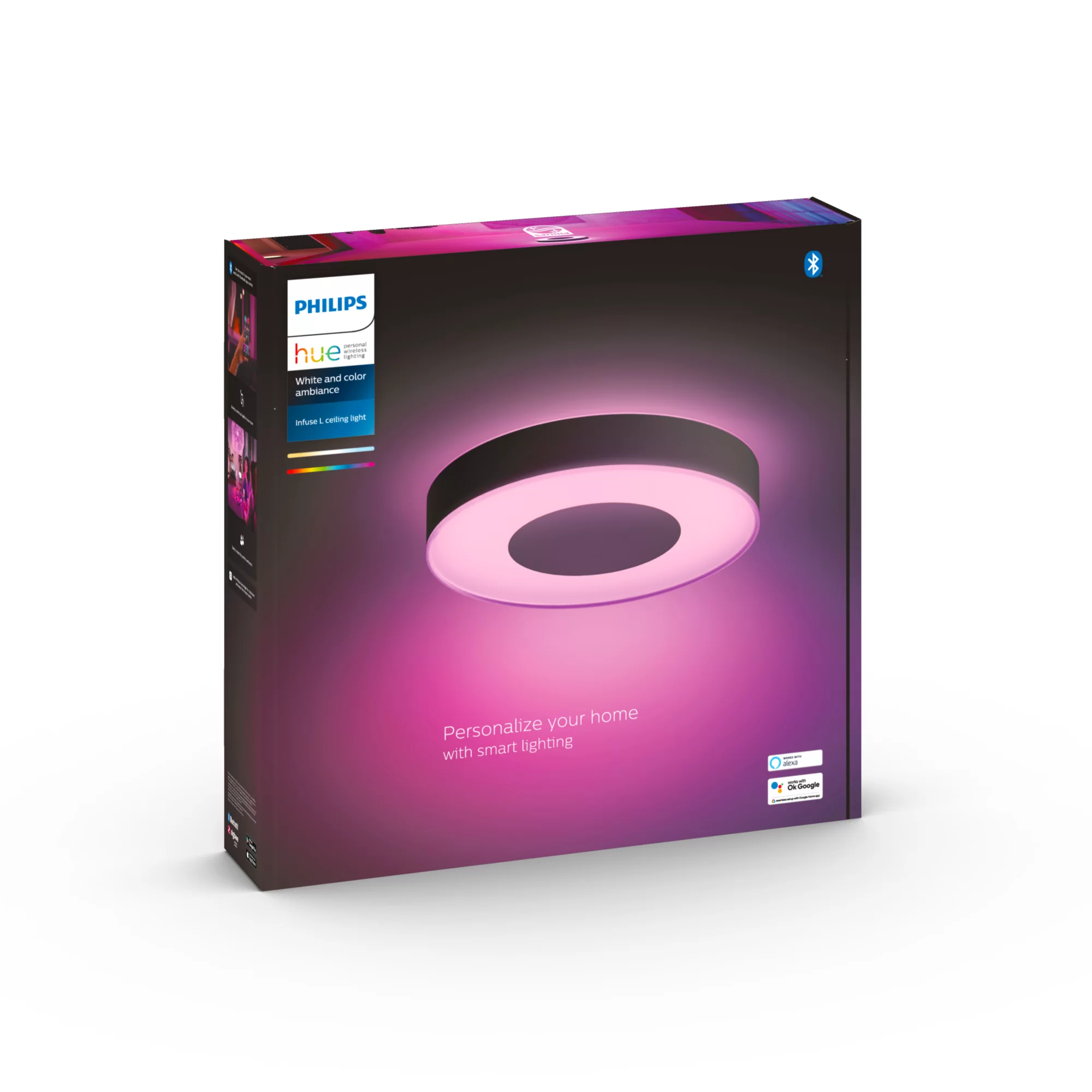 Philips Hue Infuse Suuri Kattovalaisin - Musta