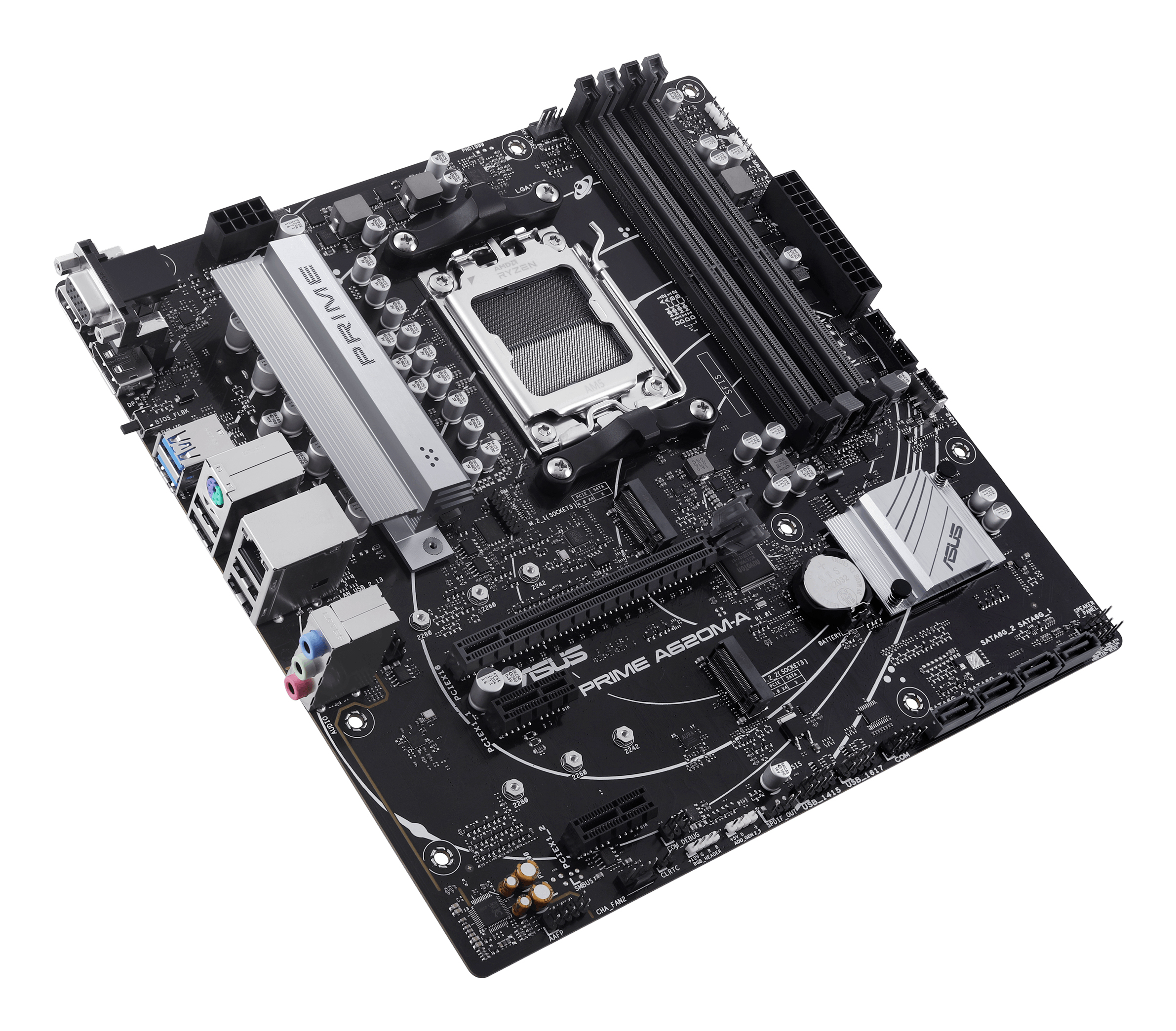 ASUS PRIME A620M-A-CSM Emolevy - AMD A620 - AMD AM5 - DDR5 RAM - Micro-ATX